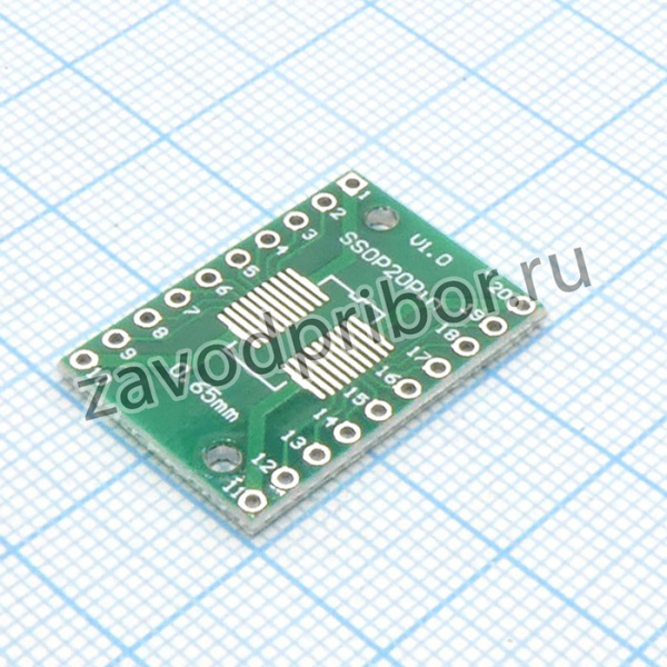 Плата SOIC-20 и SSOP-20, (18x26)