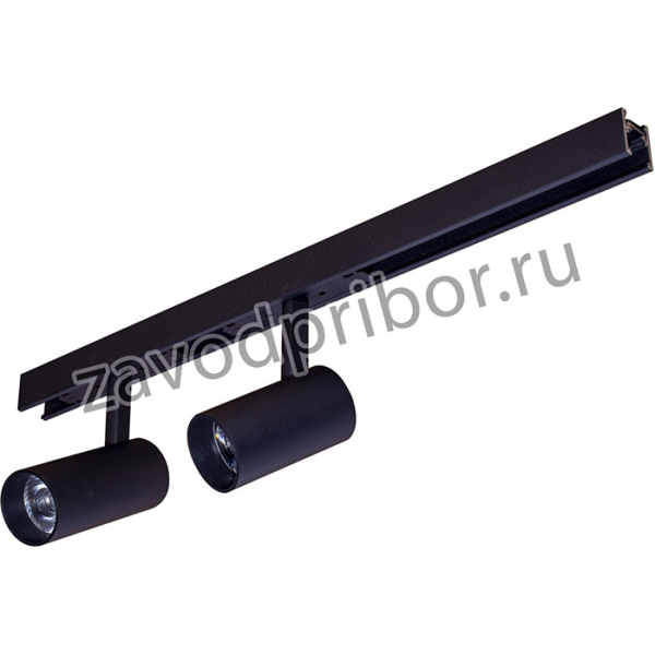 Магнитный трековый светильник ЭРА TRM20-6-10W3K-B для системы NOVA 48V 10Вт 3000К направленный свет черный Б0054821