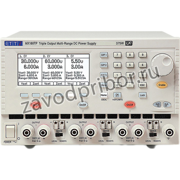 MX180T, MX180T Digital Bench Power Supply, 0 15V, 0 3A, 3-Output, 378W