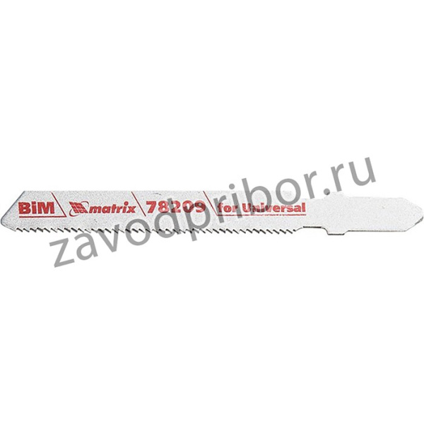 78209, Полотна для электролобзика по металлу, 3 шт. T118AF, 55 х 1,2мм, Bimetal
