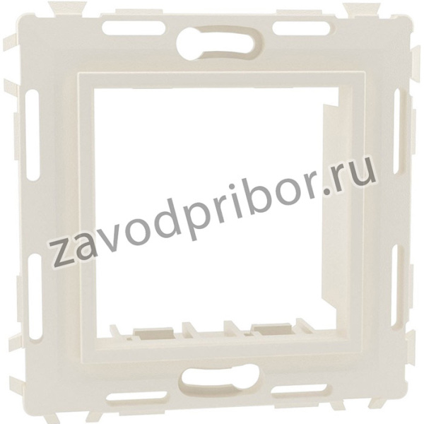 75023W, BRAVA Каркас на 2 модуля (одноместный) белый RAL 9010