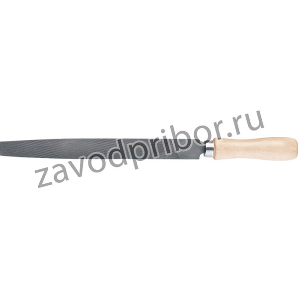 16223, Напильник, 150 мм, плоский, деревянная ручка