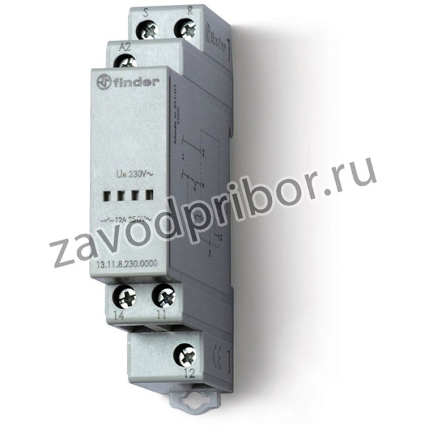 Модульное электронное вызывное реле со сбросом, 1 CO конт. 12а, 230в Ac, 131182300000