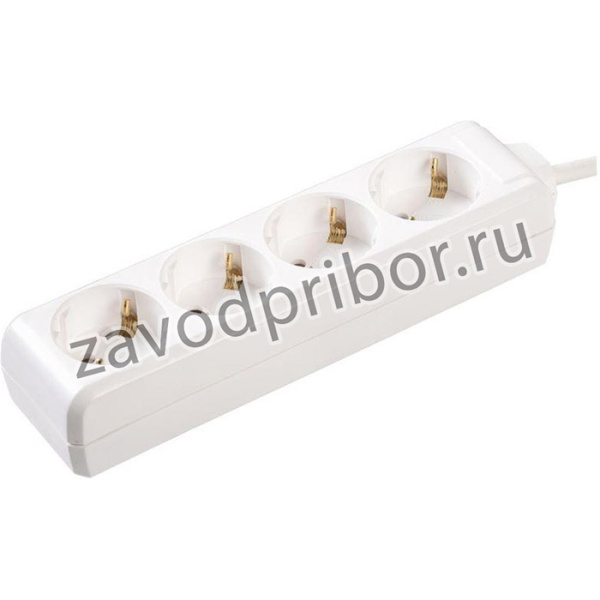 Удлинитель 4х3м с заземл. 16А IP20 У04 2P+PE 250В 3х1 IEK WYP10-16-04-03-Z-N