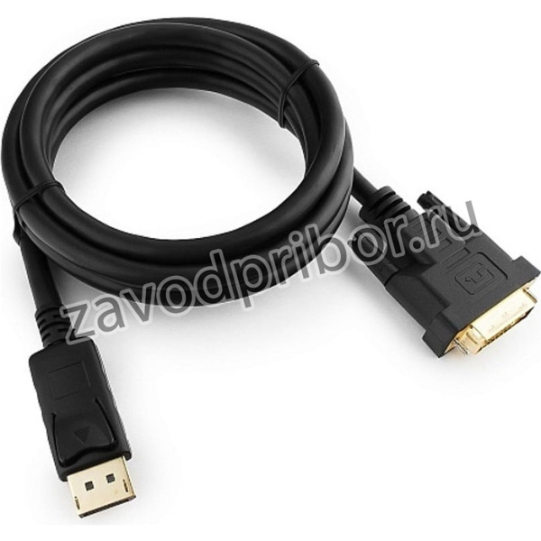 Кабель DisplayPort->DVI CC-DPM-DVIM-6 1.8м 20M/25M черный экран пакет
