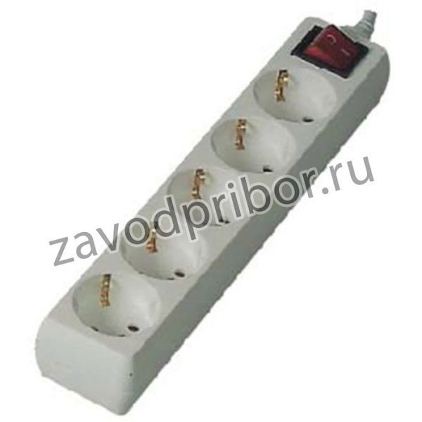 Розеточная колодка GSB-16-5-G-S-IP20,16 А,5 мест,с зазем,с выкл,IP20 470025