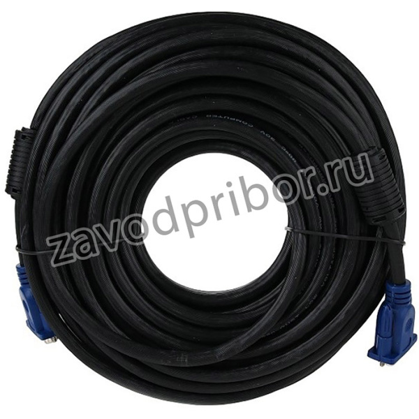 Aopen Кабель монитор-SVGA card (15M-15M) 20м 2 фильтра Aopen/Qust ACG341AD-20M
