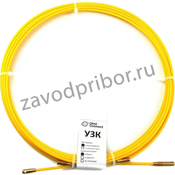 Протяжка для кабеля мини УЗК d=9 мм L=300 м в бухте, желтый СП-Б-9/300