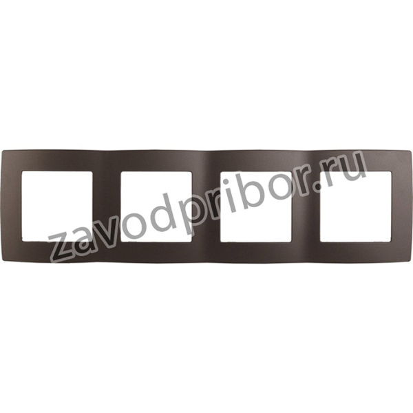 12-5004-13 ЭРА Рамка на 4 поста, Эра12, бронза Б0019379