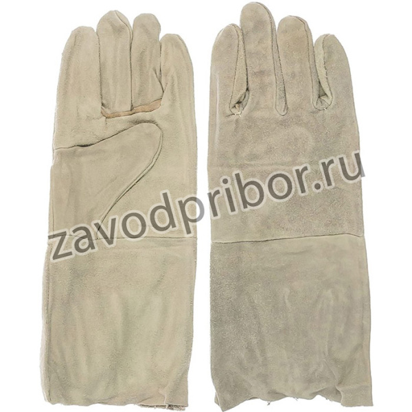 Краги пятипалые спилковые без подкладки СВ000006666