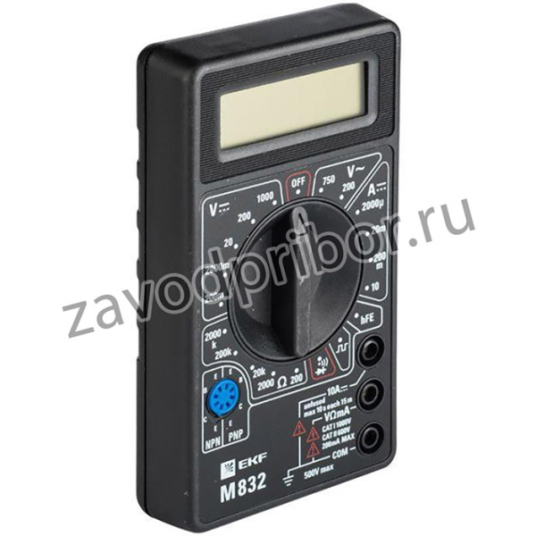 Мультиметр цифровой M832 Master EKF In-180701-bm832
