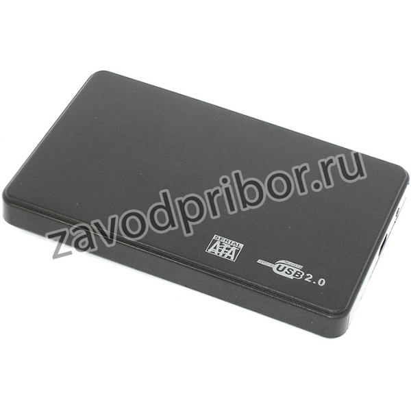 Бокс для жесткого диска 2,5" пластиковый USB 2.0 DM-2508 черный