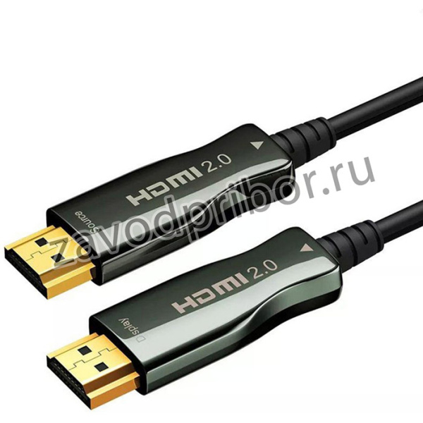 Кабель HDMI - HDMI, M/M, 20 м, 4K/60HZ, v2.0, ARC, опт, Wize, AOC-HM-HM-20M