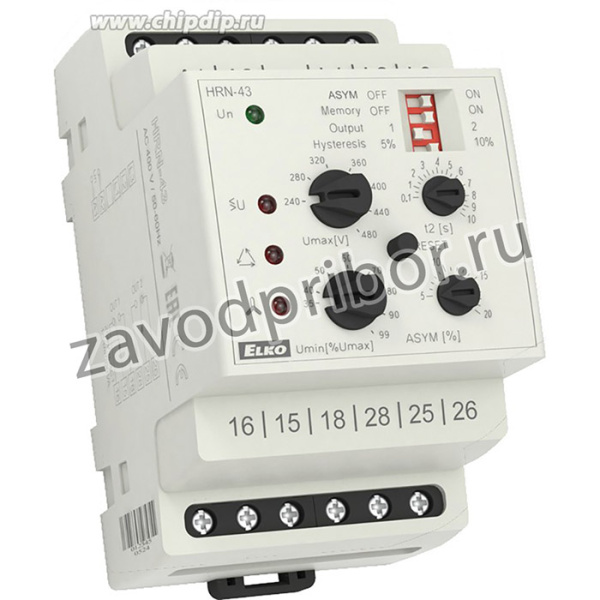 HRN-43/400 Реле комплексного контроля напряжения AC 400V