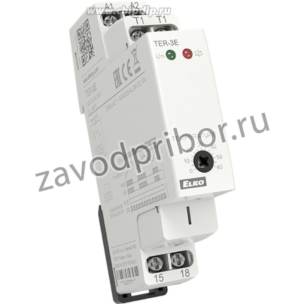 TER-3Е Термостат 0.. +60 °C AC / DC 24-240V