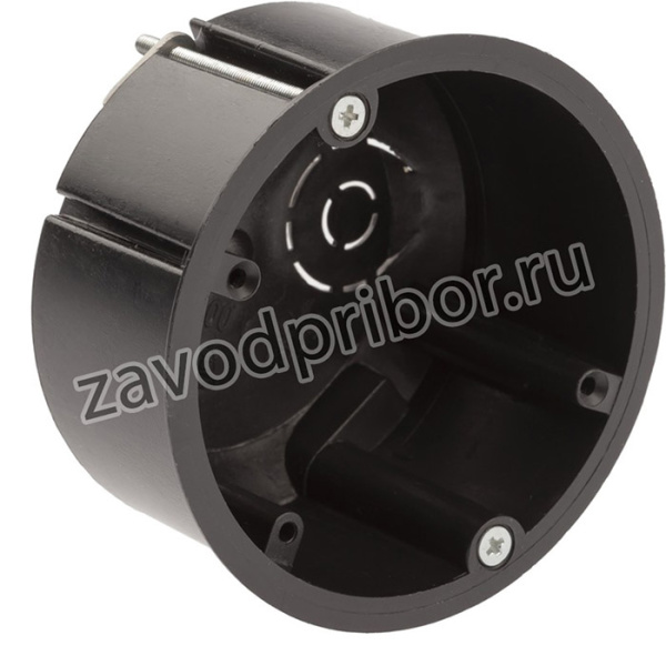 Коробка установочная ЭРА KUP-73-45-m-black для полых стен саморезы металлические лапки черная IP20 Б0052724
