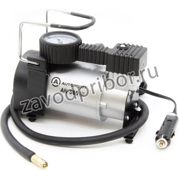 Воздушный компрессор 40 л./мин., 12v/14a, 150w, шланг 1 м., шнур питания 3 м., питание от прикуривателя, набор из 4-х переходников для наду