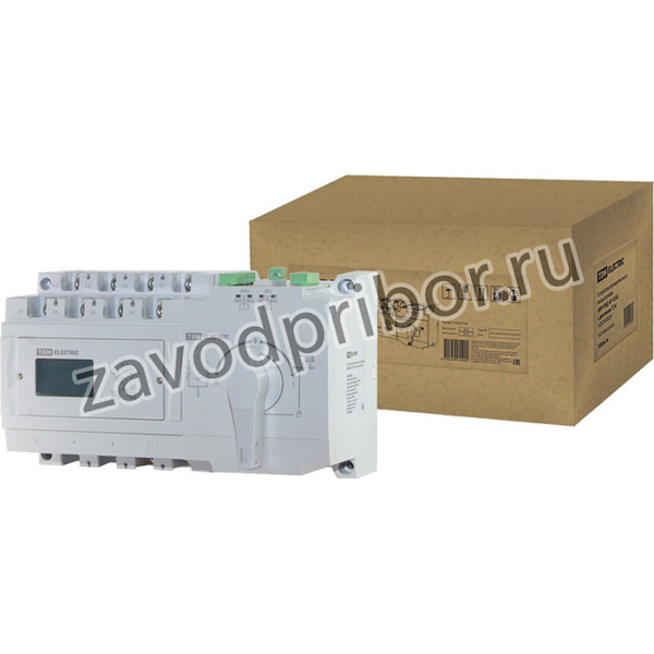 Устройство автоматического ввода резерва АВР-ПНД 4П 160А 380В с дисплеем TDM