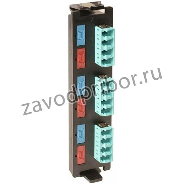 Оптическая панель Siemon RIC-F-LCQ12-01C (K)