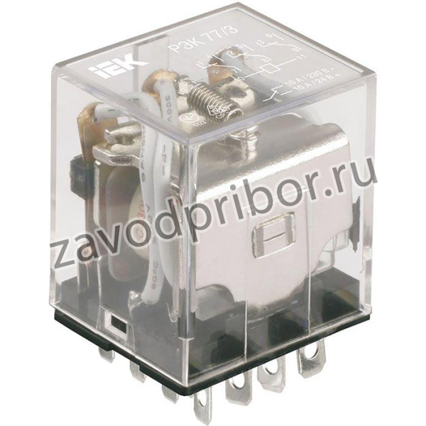 Реле РЭК 77-3 10А 220В AC IEK RRP10-3-10-220A