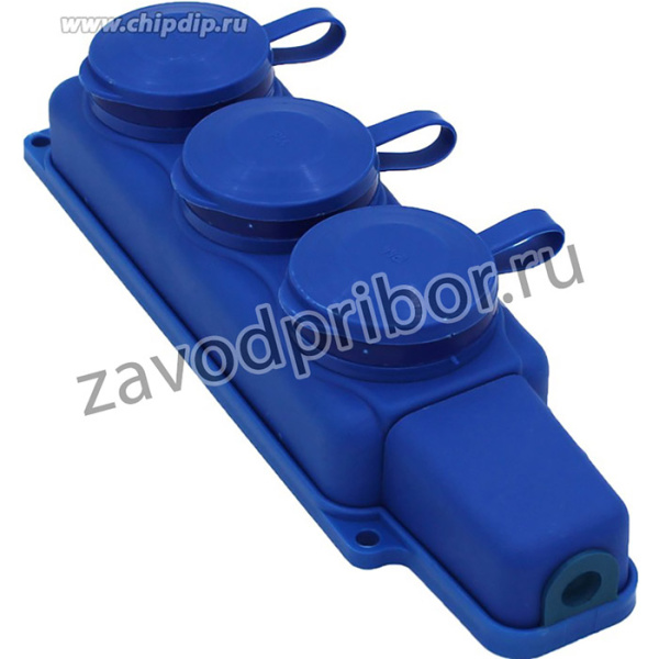 Розетка 3-мест. РП 16-334 С