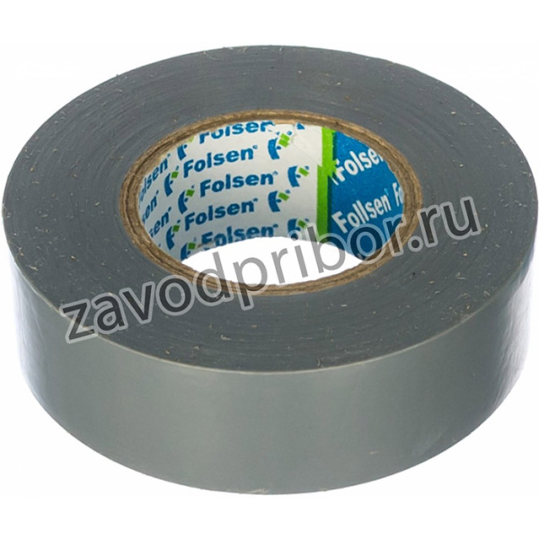Изоляционная лента 19мм x 20м, серая 012506