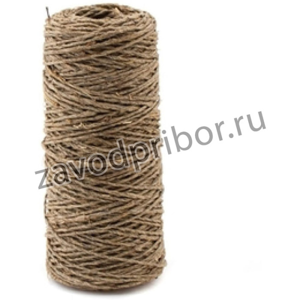 Веревка упак пеньковая круч 2 5 мм 100 м 274380