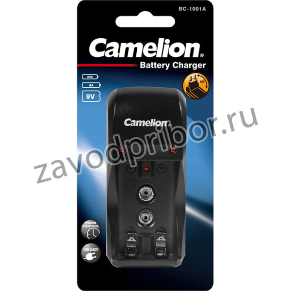 Camelion BC-1001A (Зарядное устр-во, 2хAA, AAA, 1x9V)