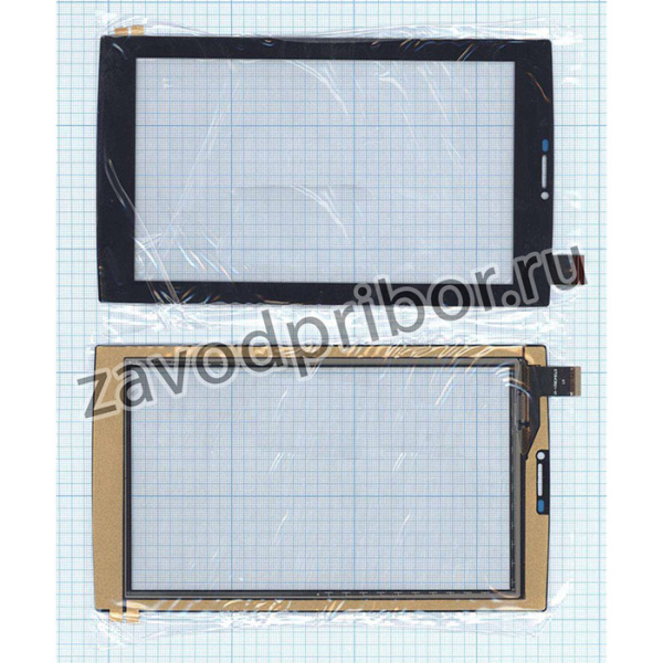 Сенсорное стекло (тачскрин) для Micromax Canvas Tab P480 черное