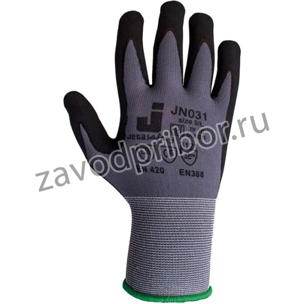 Перчатки с микронитриловым покрытием для точных работ, размер L/9, JN031-L