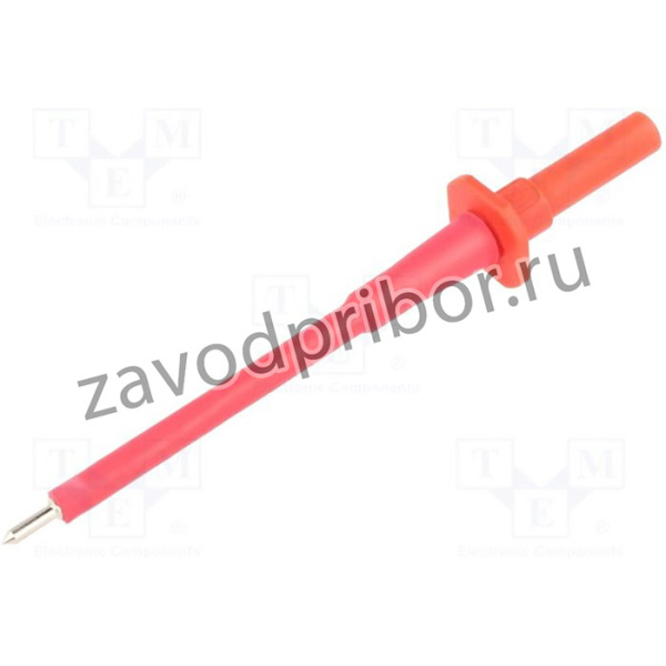 SPS2700NI-RT, Измерительный щуп, 10А, красный, Размер гнезда: 4мм, 1кВDC, 5мОм
