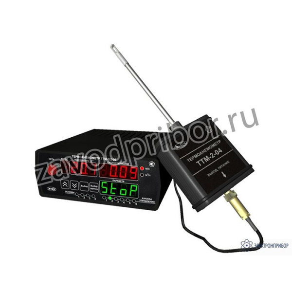 ТТМ-2/2-06-4Р-2А — стационарный двухканальный измеритель скорости потока воздуха (комплект измерительного блока и двух преобразователей)