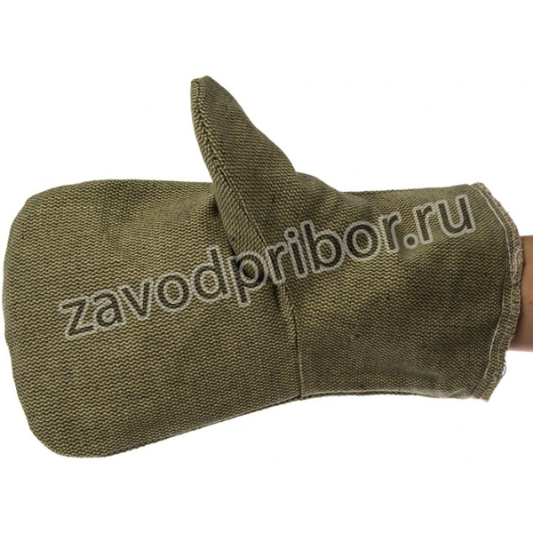 Рукавицы УТЕПЛЁННЫЕ брезентовые Рук 024