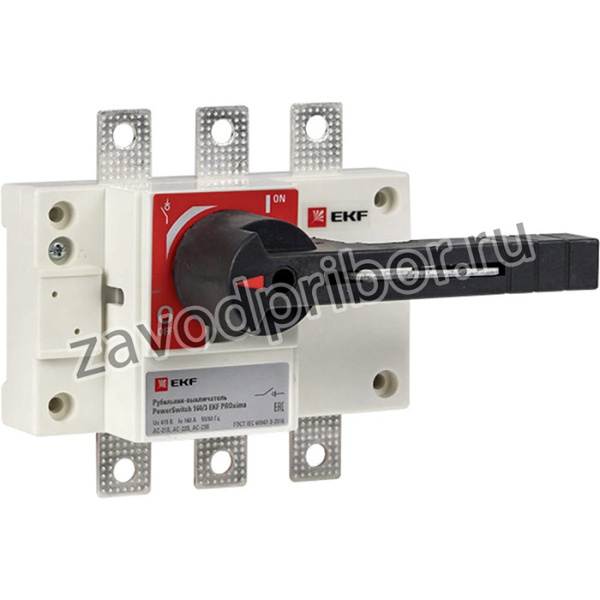 Рубильник-выключатель 160A 3P с рукояткой PowerSwitch PROxima psds-160-3