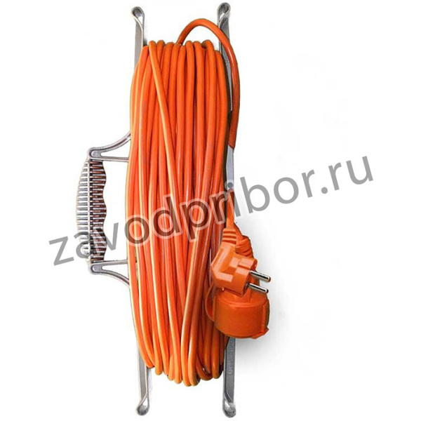 Удлинитель-шнур на рамке 1х50м с заземл. 10А IP54 УШ-10 ПВС 3х0.75 с защ. крышкой UNIVersal 9632026