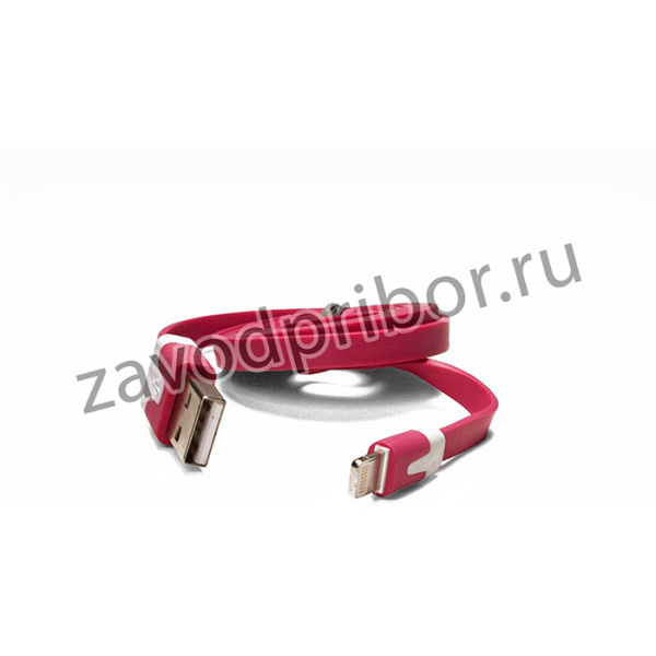 USB Дата-кабель Lightning 8 pin для Apple (розовый)