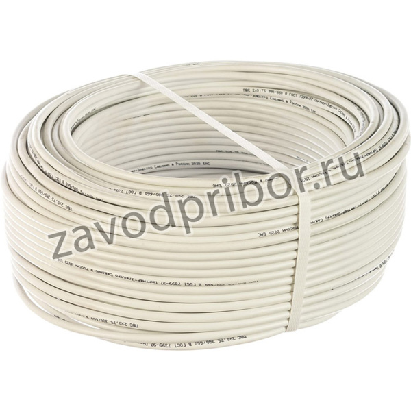 Провод ПВС 2x0,75 ГОСТ /100м/ P020G-0203-C100