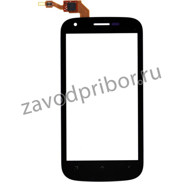 Сенсорное стекло (тачскрин) для Fly IQ443 Trend черное