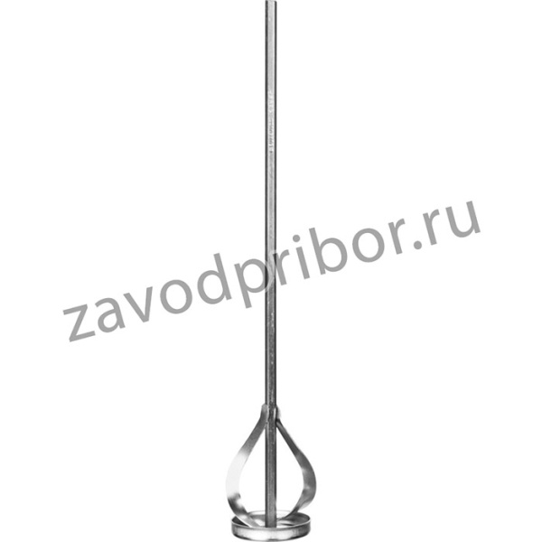 0602-06-40_z02, ЗУБР 60х400 мм, шестигранный хвостовик, крашенный, Миксер для красок металлический, ПРОФЕССИОНАЛ (0