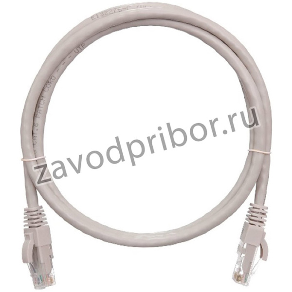 Коммутационный шнур U/UTP 4 пары, серый, 1,5м NMC-PC4UE55B-015-GY