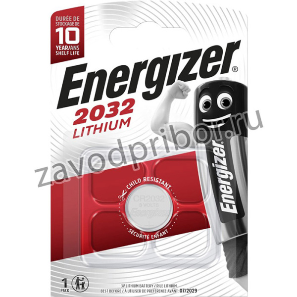 Литиевая Батарейка Energizer, Lithium CR 2032 1 шт/блист