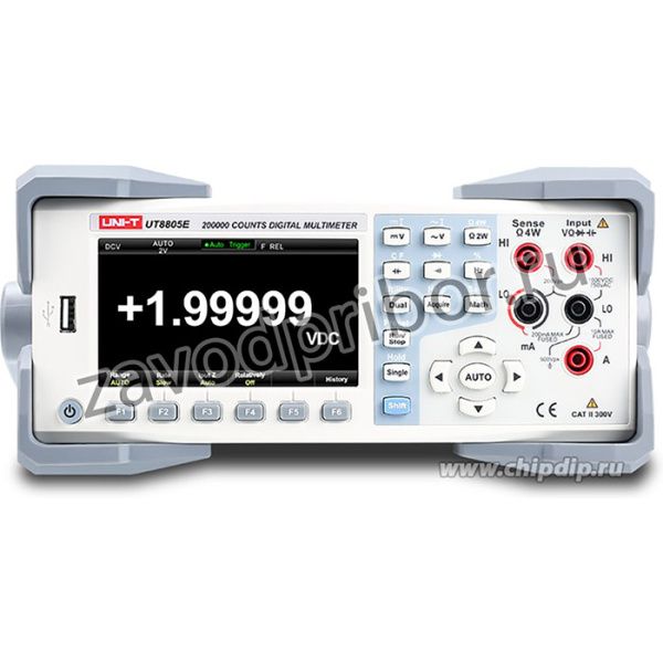 UT8805E, Мультиметр настольный цифровой True RMS, высокой точности,5.5 разряда