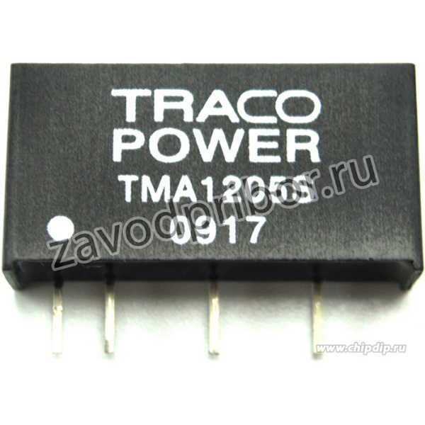 TMA 1205S, DC/DC преобразователь, 1Вт, вход 10.8-13.2В, выход 5В/200мА