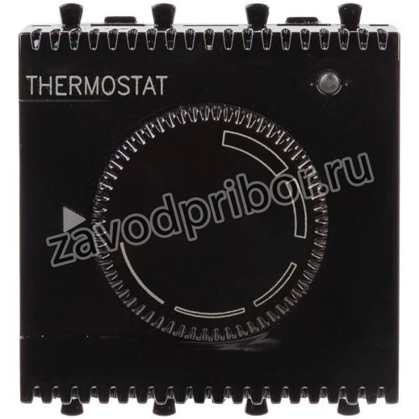 Термостат 2мод. Avanti "Черный квадрат" для теплых полов DKC 4402162