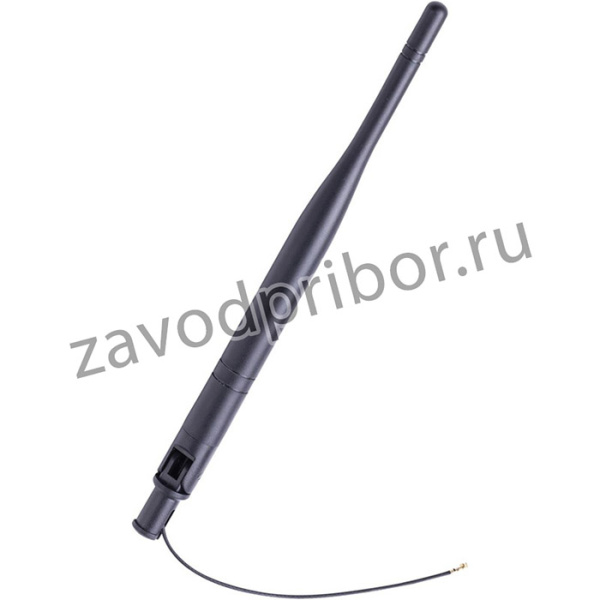 AEACAQ190012-S2400, Гибкая антенна, 2.4ГГц до 2.4835ГГц, 2 КСВН, 5дБи усиление, линейная поляризация, кулачок