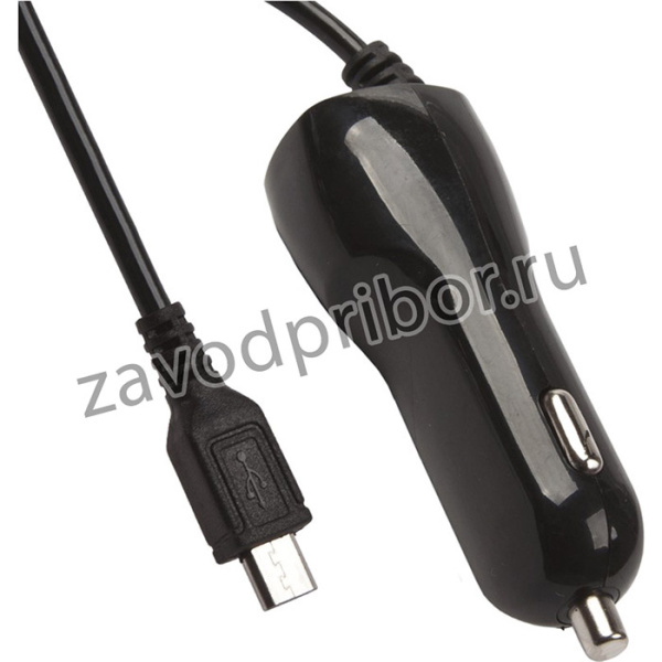 Автомобильная зарядка LP Micro USB 1A черная