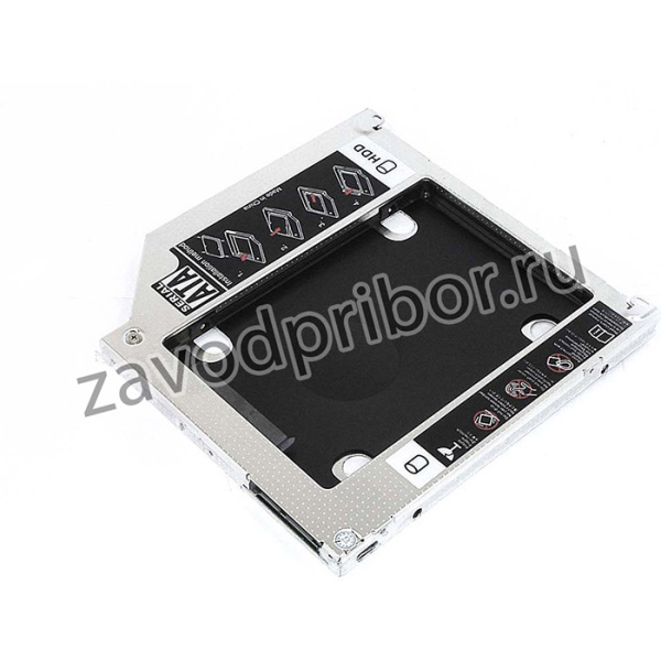 Переходник дополнительного HDD кредл в отсек CD/DVD SATA 9.5 mm для MacBook