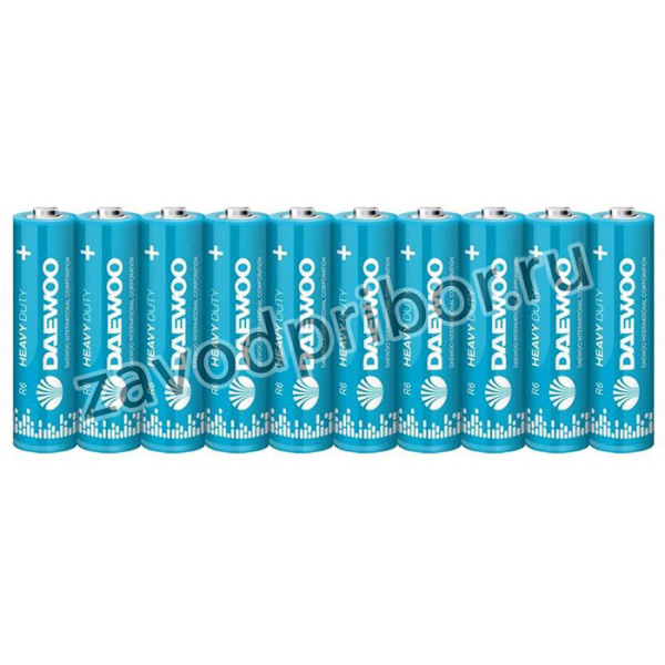 Элемент питания солевой AA/R6 1.5В Heavy Duty Shrink-10 (уп.10шт) DAEWOO 5042131