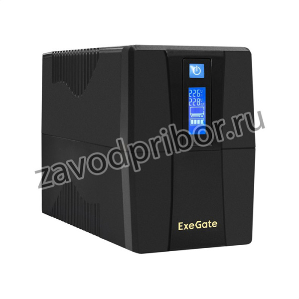 ИБП ExeGate Power Smart ULB-650.LCD.AVR.4C13 650VA/360W, LCD, AVR, 4*C13, Black