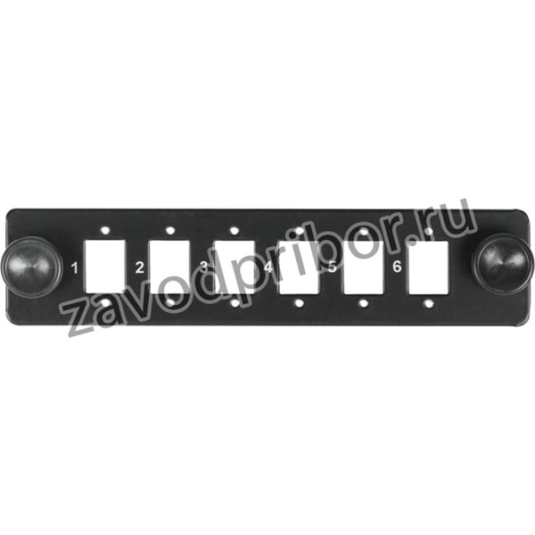 Адаптерная панель NIKOMAX NMF-AP06SSC-P-BK